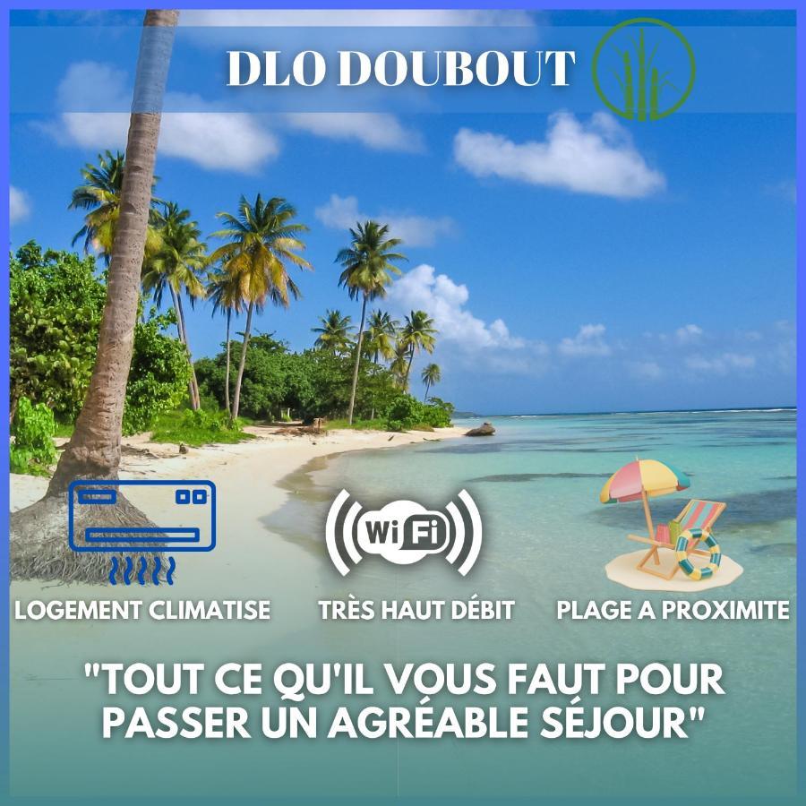 Ferienwohnung Dlo Doubout Les Pieds Dans L'Eau Sainte-Anne  Exterior foto